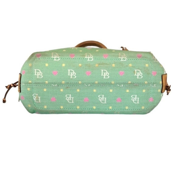 Dooney & Bourke‎ Canvas & Leather Heart Tassel Purse - Picture 5 of 13